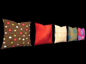 pillow set 3 3D-Modell