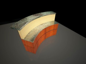 reception desk 1 3D 모델