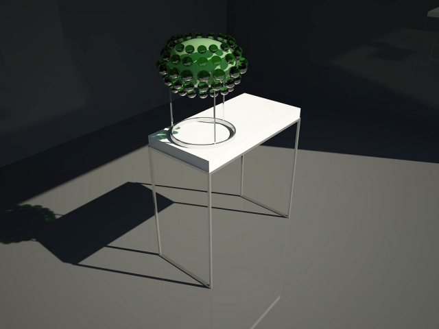 side table with lamp 1 3D मॉडल .c4d .max .obj .3ds .fbx .stl .blend 