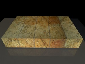 stone coffee table 3D-Modell