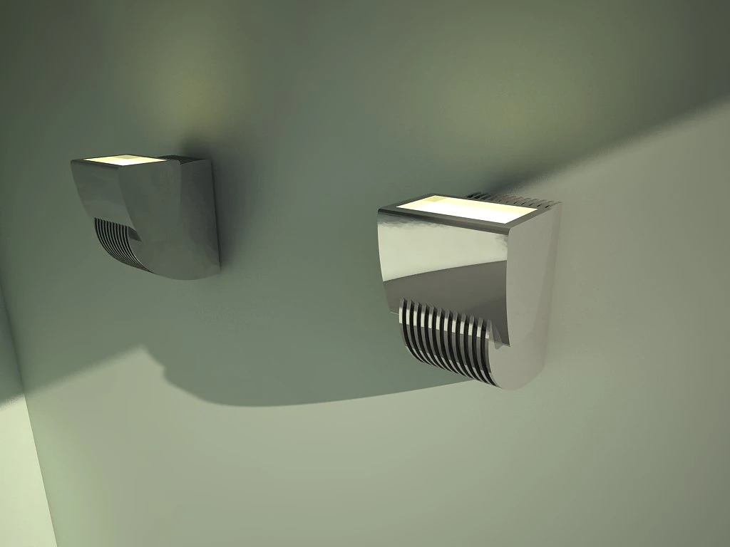 wall sconce 1 3D Model .c4d .max .obj .3ds .fbx .stl .blend 