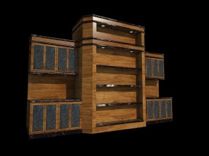 wall unit 1 Modèle 3D