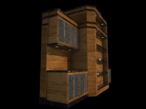 wall unit 1 Modèle 3D