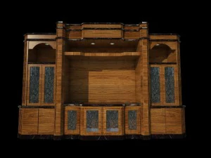 meblościanka 2 Model 3D