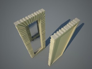 wall mirror 2 3D-Modell
