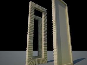 wall mirror 2 3D 모델