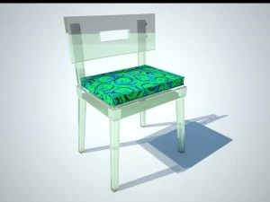 의자 3 3D 모델