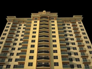 apartment building 3D Model