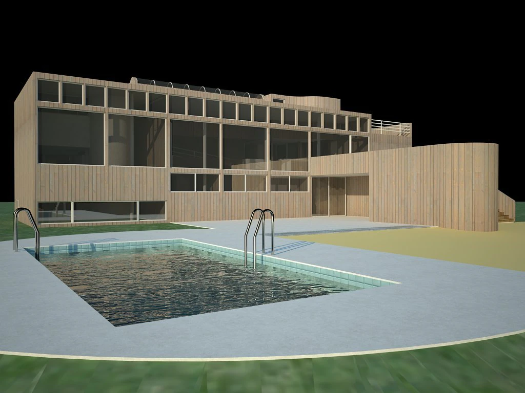 house 2 3D Model .c4d .max .obj .3ds .fbx .stl .blend 