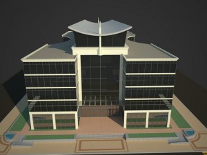 office building 3D-Modell