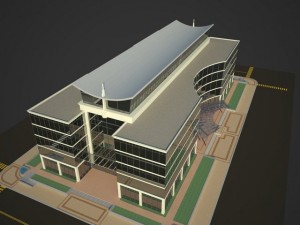office building 3D-Modell