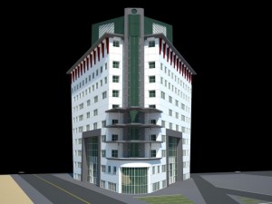 office building 2 Modèle 3D