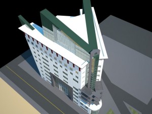 office building 2 Modèle 3D