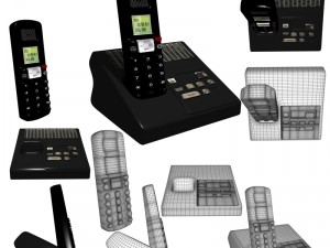 cordless phone Modelo 3D