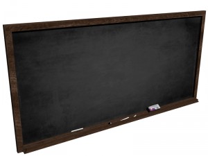 blackboard 3D Model