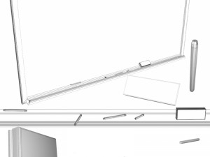 blackboard Modelo 3D