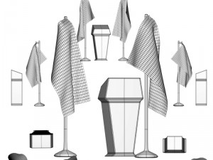presidential set 3D 모델