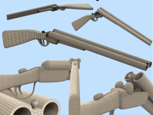 shotfbx and obj 3D Model