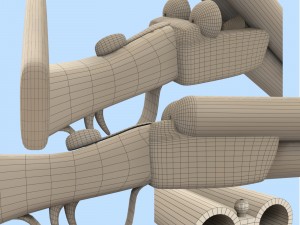shotfbx and obj 3Dモデル