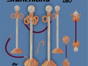 lineguidesstanchions fbx obj 3Dモデル