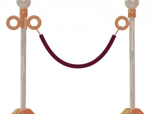 lineguidesstanchions fbx obj 3D Model