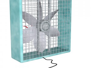 box fan fbx obj 3D Модель