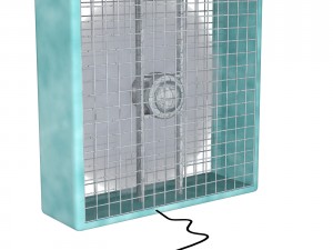 box fan fbx obj 3D Модель