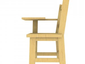 school desk fbxobj 3D Model
