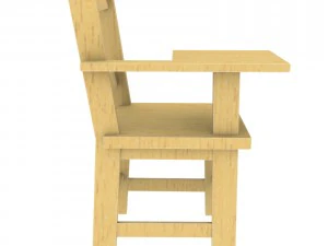 school desk fbxobj 3D Model