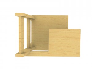 school desk fbxobj Modèle 3D