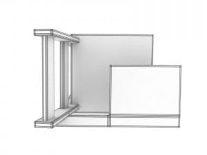 school desk fbxobj Modèle 3D