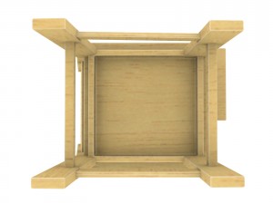 school desk fbxobj Modèle 3D