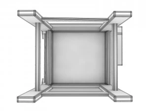 school desk fbxobj 3D Model