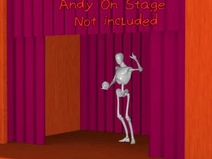 theater stage fbx and obj 3D Model