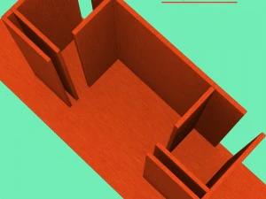 theater stage fbx and obj 3D Model