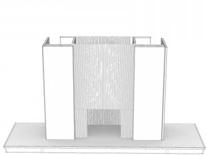 theater stage fbx and obj 3D Model