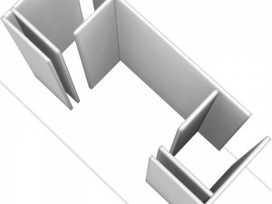 theater stage fbx and obj 3Dモデル