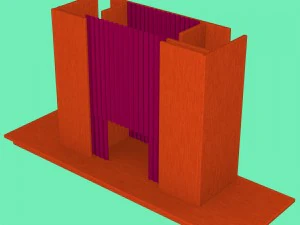 theater stage fbx and obj 3D Model