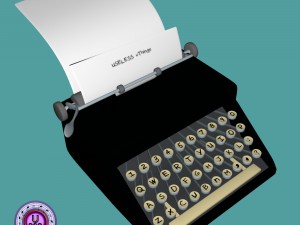 typewriterold fbx obj 3D-Modell