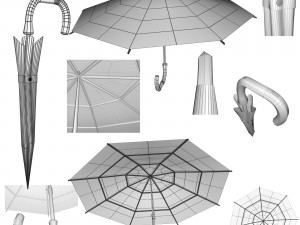 umbrella 3d object model 3D Model