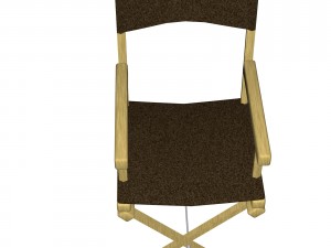 directors chair 3d object 3D-Modell