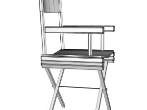 directors chair 3d object 3D-Modell