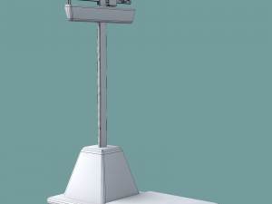 standing scales 3d object 3D 모델