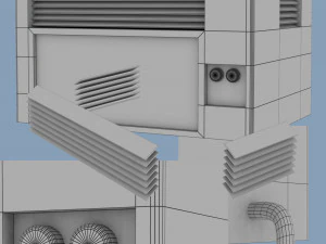 ac-unit object 3D Model