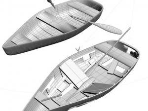 rowboatsobj 3D मॉडल