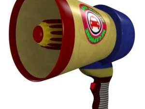 megafoneobj Modelo 3D