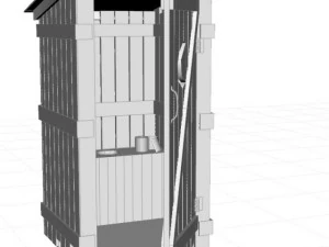 outhouseobj Modelo 3D