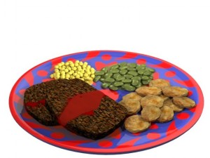 meatloafdinnerobj 3D Model