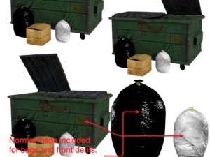 dumpsterobj Modelo 3D