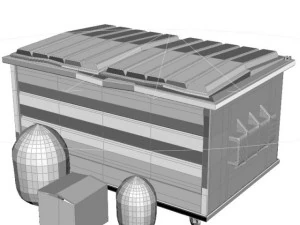 dumpsterobj 3D Model